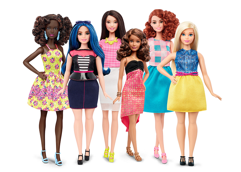 Barbie dolls from Barbie Evolves Campaign